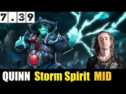 🤯 QUINN [Storm Spirit] MID 7.39 - DOTA 2 HIGHEST MMR MATCH#dota2  #dota2gameplay #quinn