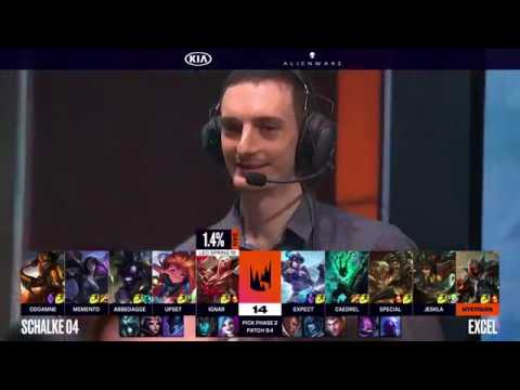 S04 vs XL FULL Week 8 Day 1 | FC Schalke 04 Esports vs XL Excel Esports | LEC 2019 Spring