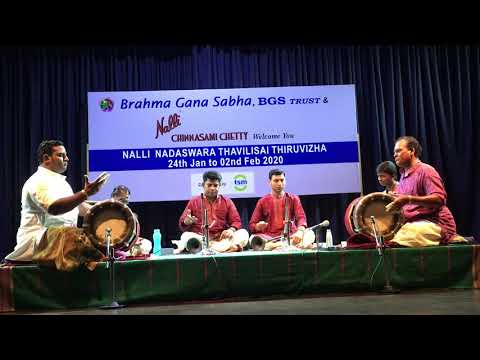Nadhaswara Thavilisai Festival 2020 @ Brahma Gana Sabha— 29 Jan 18.30 — #4/4