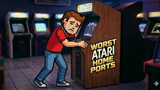 Worst Atari Arcade Home Ports - Amiga - Atari Lynx - Commodore 64 - Game Gear - Master System - NES