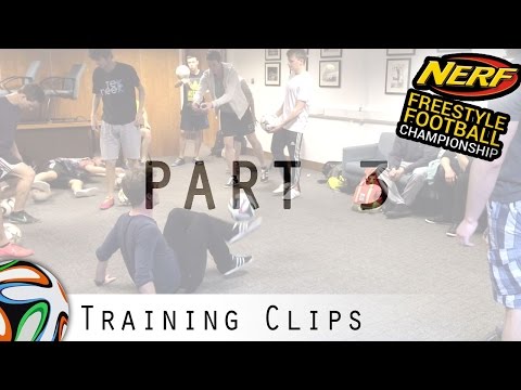 UK Freestyle Football Championships 2014 - Manchester | Training Clips Part 3