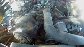GMC 3500 454 oil pan removal part 2 Engine lift