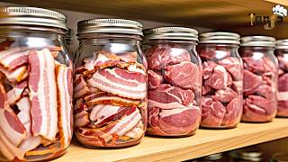 before the war starts, preserve the meat in jars!