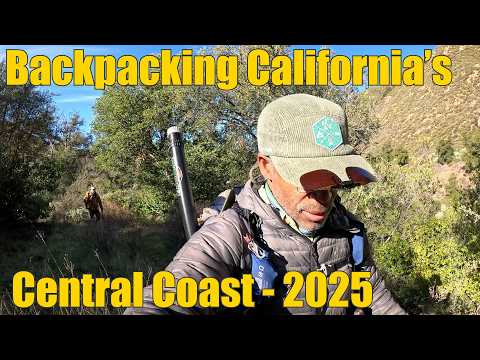 Backpacking and Fly Fishing California Coastal Mountain Streams - Part 1 2025 | Camping