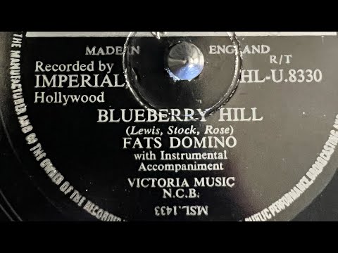 Fats Domino - Blueberry Hill 78rpm
