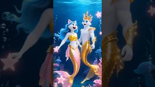 Fat Cat's Potion: A Mermaid Tale Twist #shorts #YouTubeShorts #aicats  #MermaidCat #funny #cute