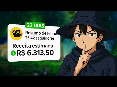 Como eu fiz R$6.313,50 em 22 dias resumindo Filmes (TIKTOK)