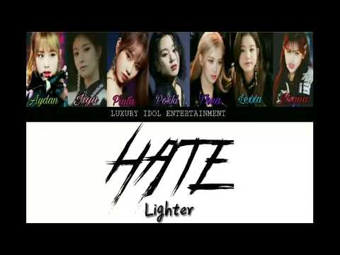 [Color Coded] Lighter "Hate - 4Minute" (Cover)