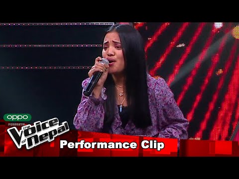 Shriya Rawal Chhetri "Nakkai Ma Fuli"| Blind Audition Performance | The Voice of Nepal S3