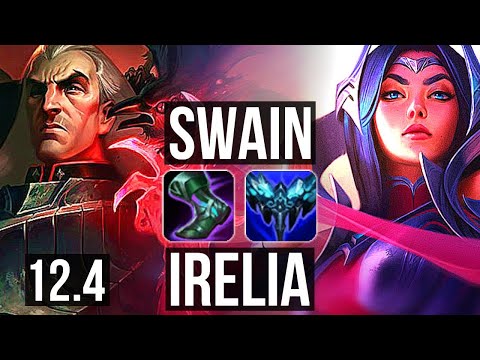 SWAIN vs IRELIA (MID) | 1.8M mastery, 6/2/4, Dominating | NA Diamond | 12.4