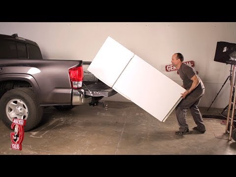 How To Transport a Fridge By Yourself (Using a LARGE/LIFTED Pickup Truck!)