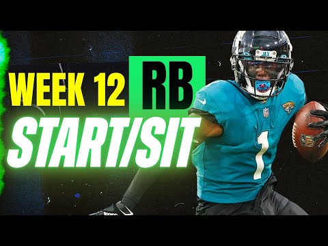 Week 12 RB START/SIT Every Match Up Analysis 🚨 MUST-Play or Bench Players (2025 Fantasy Football)
