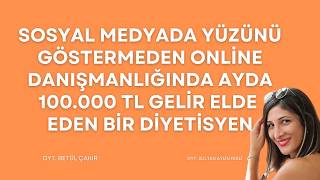 Yüzünü göstermeden online danışmanlığında yetkinleşen girişimci bir di