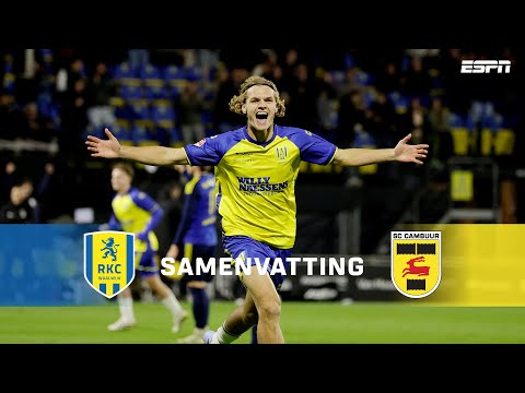 😱 DROOM INVALBEURT voor VAN DER LEIJ | Samenvatting RKC Waalwijk - SC Cambuur