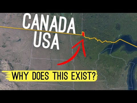How A Mapping Error Left This American City Completely Controlled By Canada