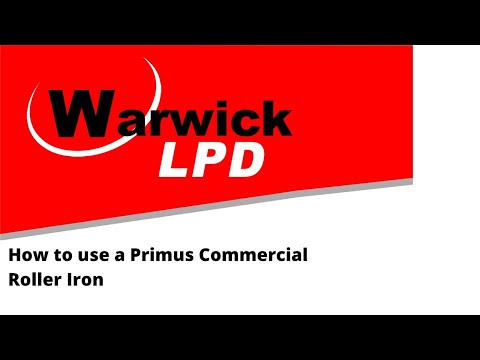How to use a Primus Commercial Roller Iron