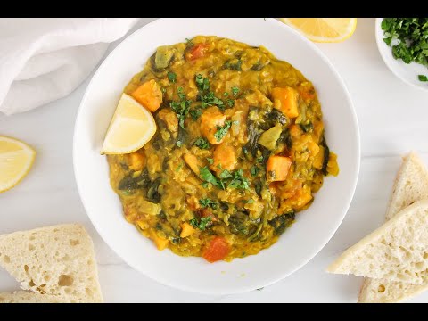 Sweet Potato Red Lentil Dhal