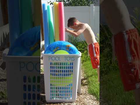 Clever Pool Storage and Fun Game Ideas