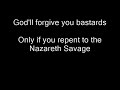 Nas - Nazareth Savage Lyrics