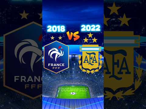 France 2018 vs Argentina 2022 🔥🥵 (Messi, Mbappe, Di Maria, Griezmann, Alvarez, Giroud) 💥🤯