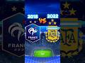 France 2018 Vs Argentina 2022 Messi Mbappe Di Maria Griezmann Alvarez Giroud