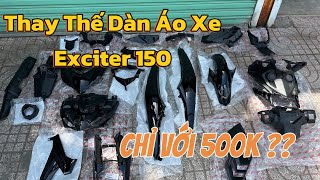 Cách Thay Dàn Áo Xe Exciter 150 Chỉ với 500k ??? #baonhotvungtau #exciter