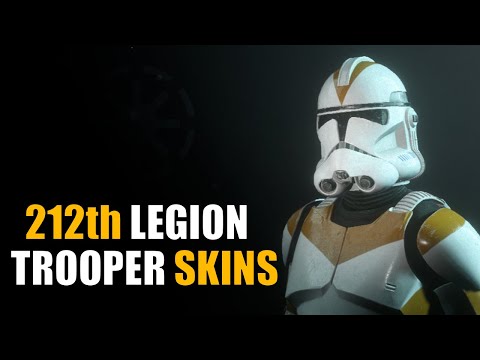 212th Attack Battalion Trooper Skins Showcase - Star Wars Battlefront 2