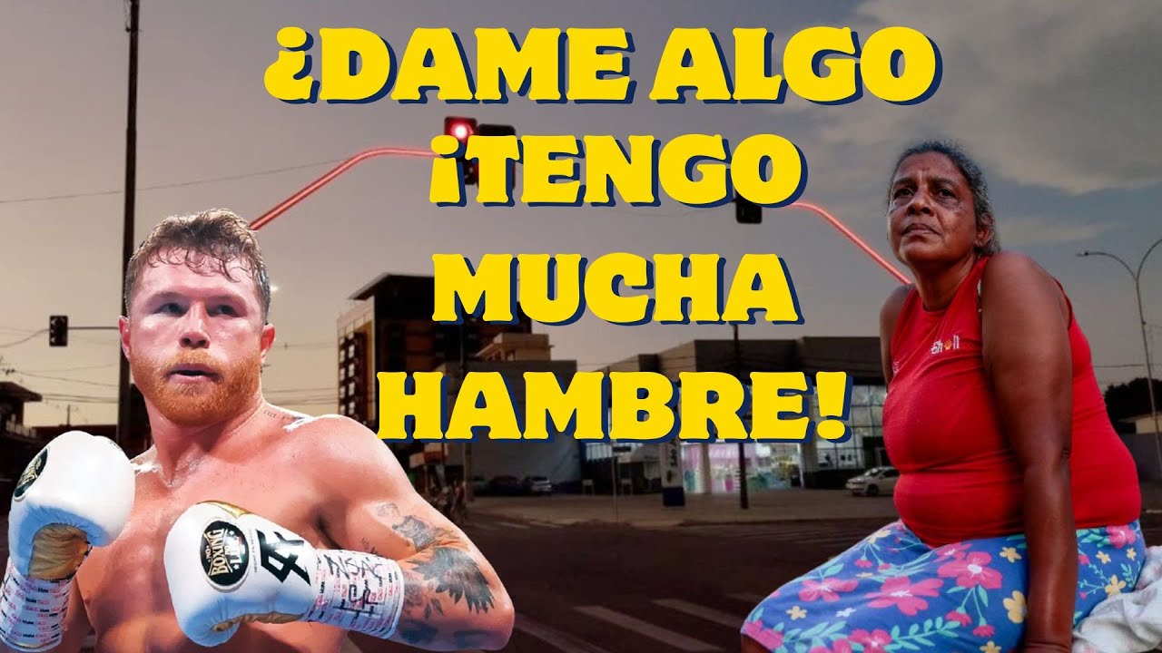 CANELO ve a su VECINA que le DABA COMIDA viviendo en la CALLE y su reacción impacta y emociona todos