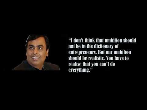 MUKESH AMBANI | 10 Best Quotes of Mukesh Ambani |Motivational video