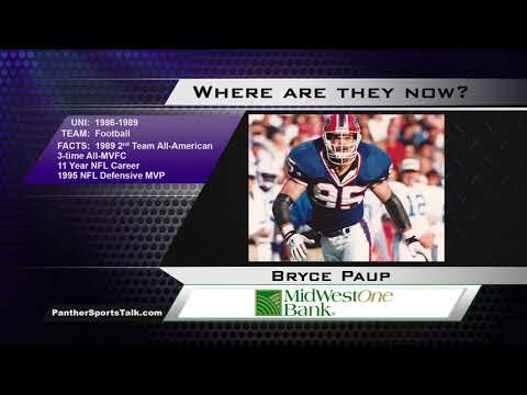 Where are they now? Bryce Paup, UNI Football