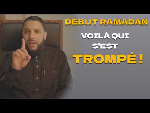 The start of Ramadan, that's a mistake! Wednesday or Thursday?