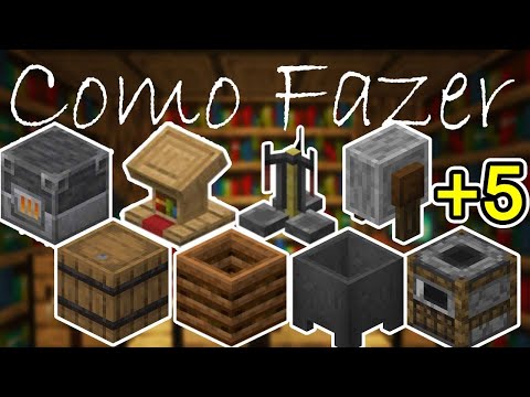 Crafting the 13 items that give villagers a profession - Minecraft