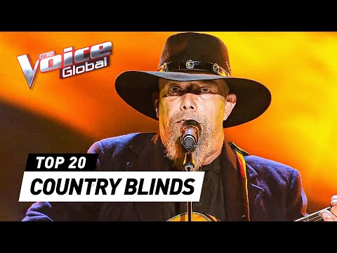 Top 20 COUNTRY Blind Auditions on The Voice