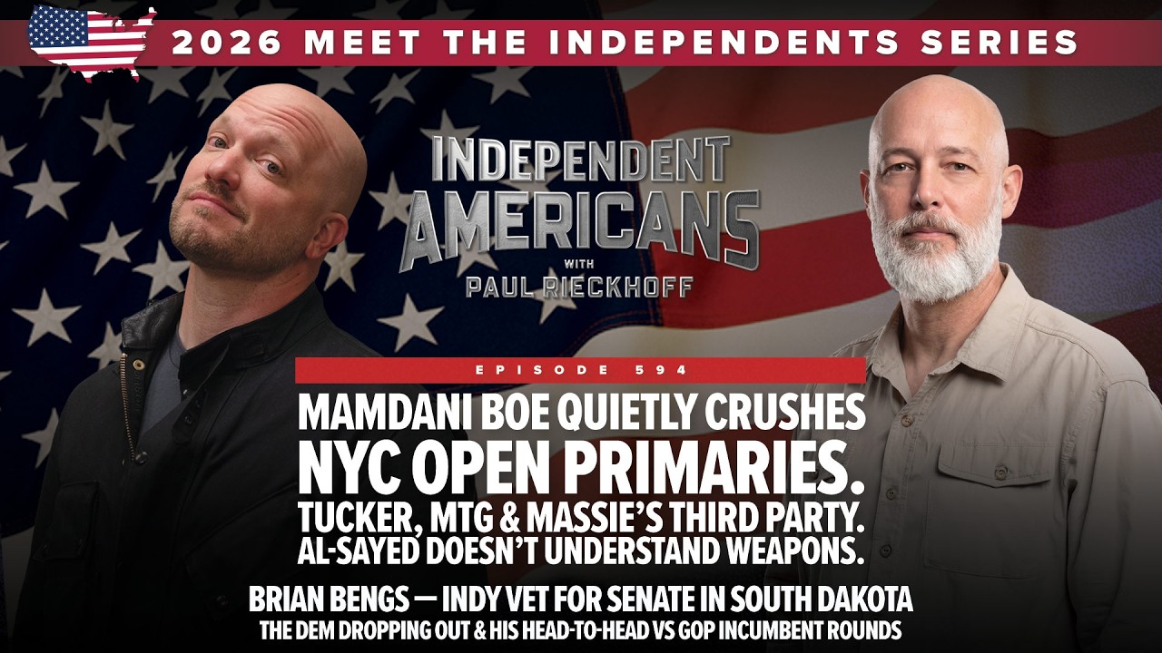 Mamdani's Board of Elections just crushed 42,000 New Yorkers. Tucker, MTG and Massie plot a fake third party. South Dakota goes head-to-head. Media Blitz Pod