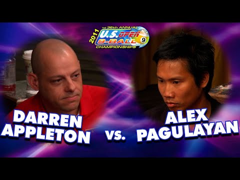 9-Ball - DARREN APPLETON vs ALEX PAGULAYAN - 2011 US Open 9-Ball Championship