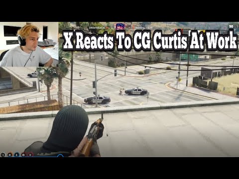Xqc Reacts To CG Curtis At Work | No-Pixel 3.1