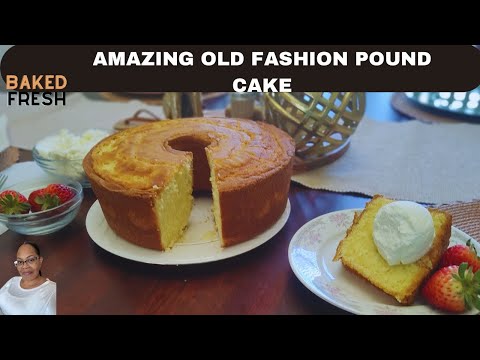 Desire: Learn to make the perfect homemade pound cake