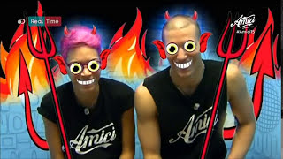 ELODIE E GABRIELE FANNO UNO SCHERZO A SERGIO!