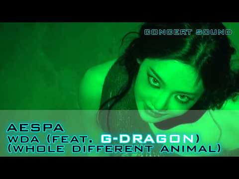 🔈aespa (에스파) - 'WDA (Whole Different Animal) (Feat. G-DRAGON)'🎧 #CONCERT_SOUND