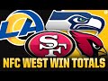 NFC West Win Totals [Rams, Cardinals, 49ers, Seahawks] | CBS Sports HQ