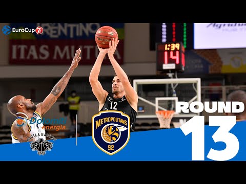 Metropolitans wins thriller in Trento! | Round 13, Highlights | 7DAYS EuroCup