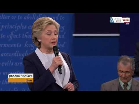 [Deutsche Übersetzung] Clinton gegen Trump das zweite TV Duell (komplett, St. Louis)