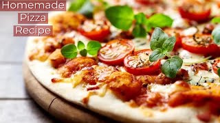 Chicken Pizza l Homemade Chicken Pizza l Pizza Without Oven & Yeast l Easy Evening Snack l Tiffin