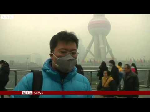 Shanghai suffers one of its worst bouts of pollution   BBC News