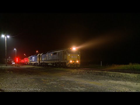 6KG7 Pacific National Grain Train Uses Loop Line - PoathTV Australian Railways
