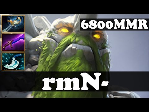 Dota 2 - rmN- 6800 MMR Plays Tiny vol 2 - Ranked Match Gameplay