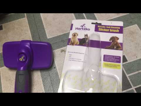 Candy's Life #6: product review Hertzco self cleaning slicker brush