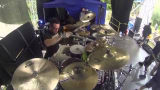 DROWN MY DAY@Morality Of A Cannibal-Live METALFEST Poland 2013 (Drum Cam)