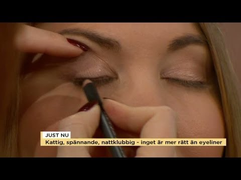 Kattig, spännande, nattklubbig - inget är mer rätt än eyeliner - Nyhetsmorgon (TV4)