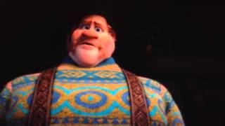 Frozen Christmas song - when Santa got stuck up the chimney. Oaken